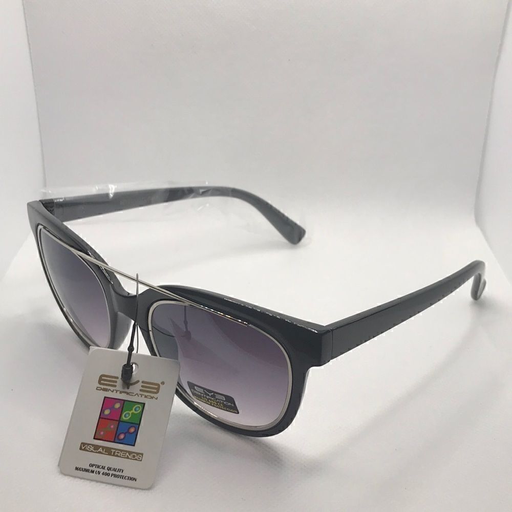 Brow Bar Eyedentification Black Frame Purple Frame Sunglasses